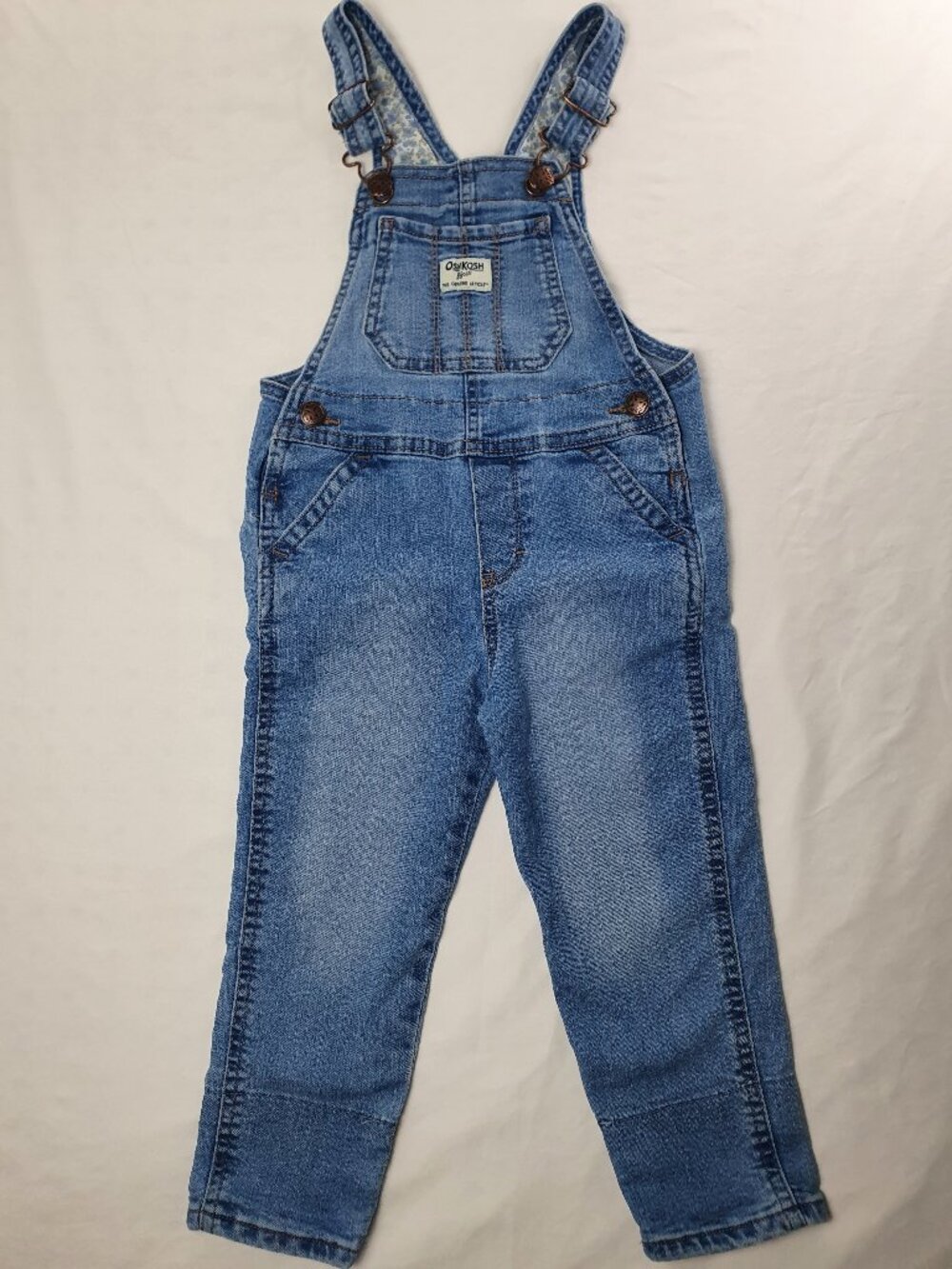 OshKosh B'gosh Classic Denim Toddler Overalls - Size 3T
